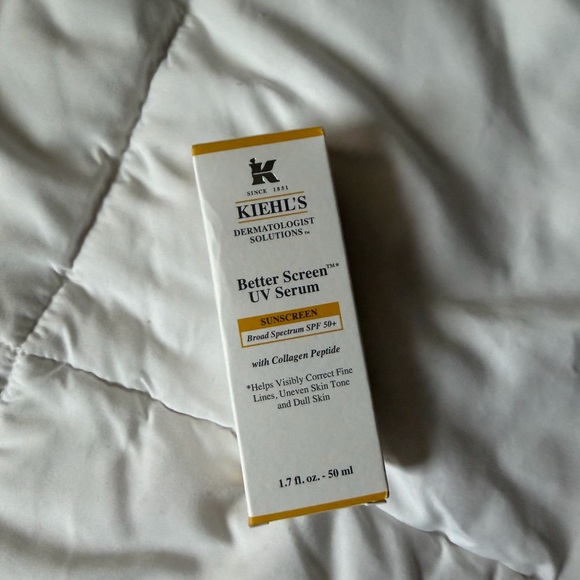 Kiehl's Yellow UV Serum SPF 50+ Facial Sunscreen BRAND NEW NWT - Picture 2 of 3